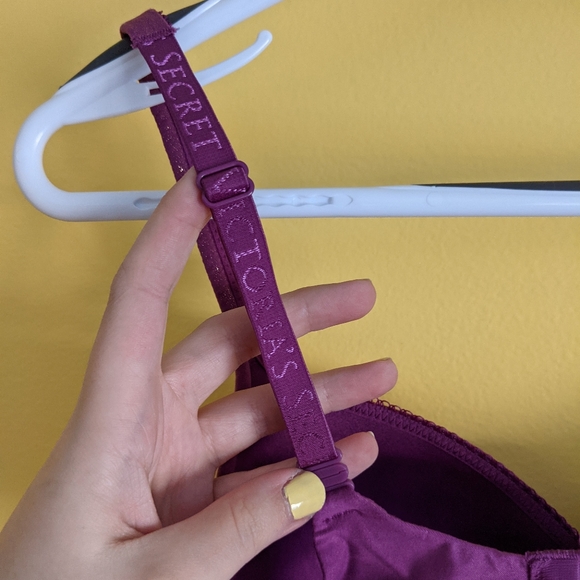 Purple Racer Victoria's Secret Bra with sparkle straps - Picture 7 of 11